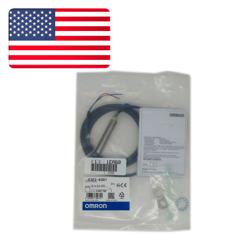 Brand New in Box Omron E2E2-X3D1 12-24VDC Proximity Switch Sensor - US Stock
