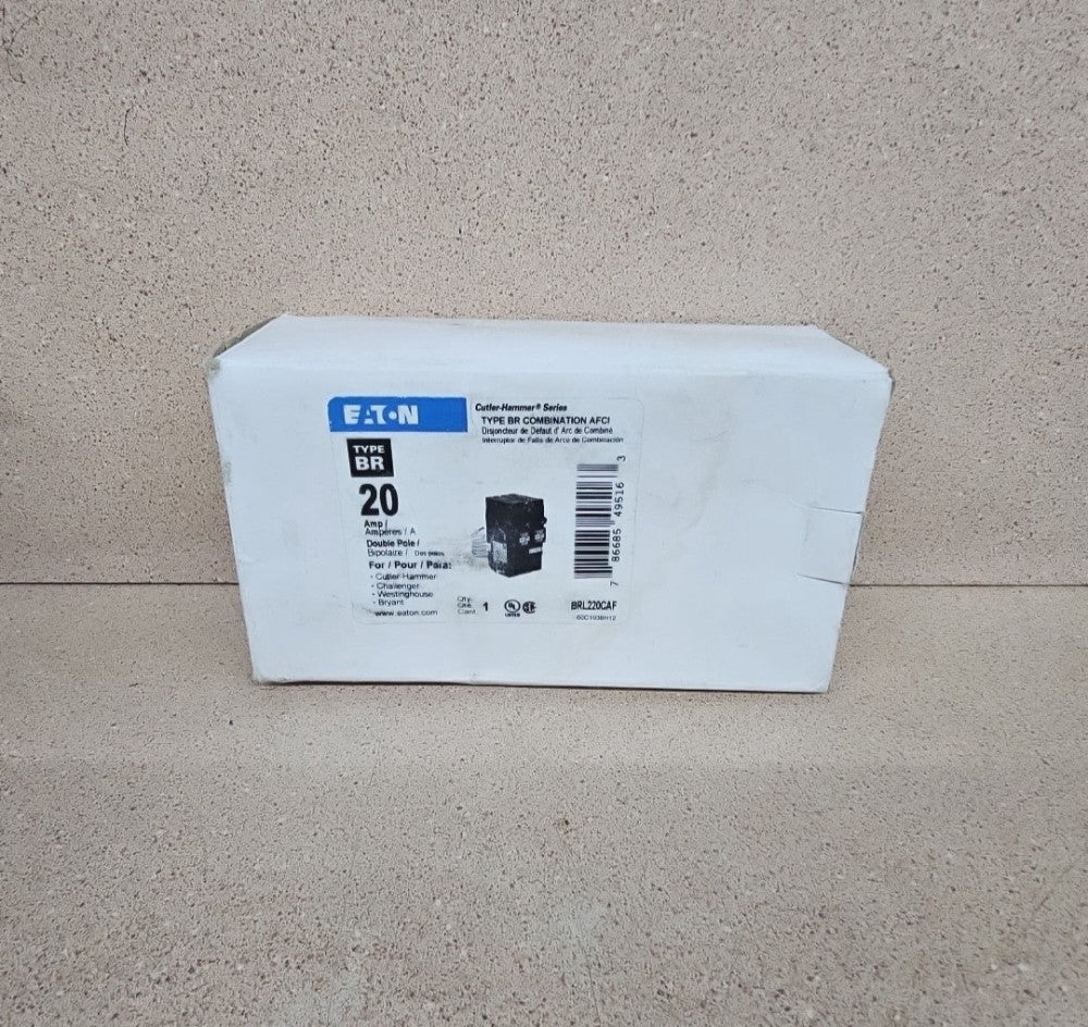 Eaton BRL220CAF Miniature Circuit Breakers BR 2P 20A 240V 50/60Hz NOS