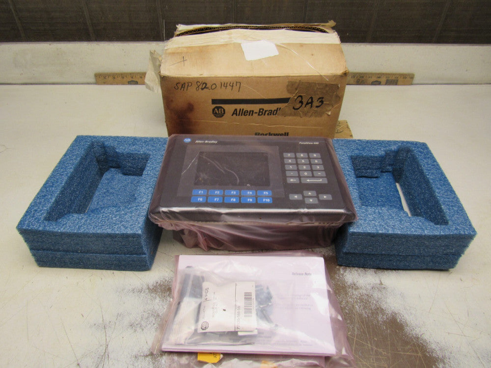 ALLEN BRADLEY 2711-K6C10 PANELVIEW-600 SER-B REV-M FRN-4.46 REMANNED IN BOX !!