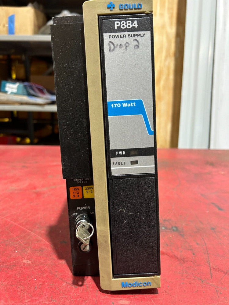 USED Gould Modicon Power Supply MA-P884-001