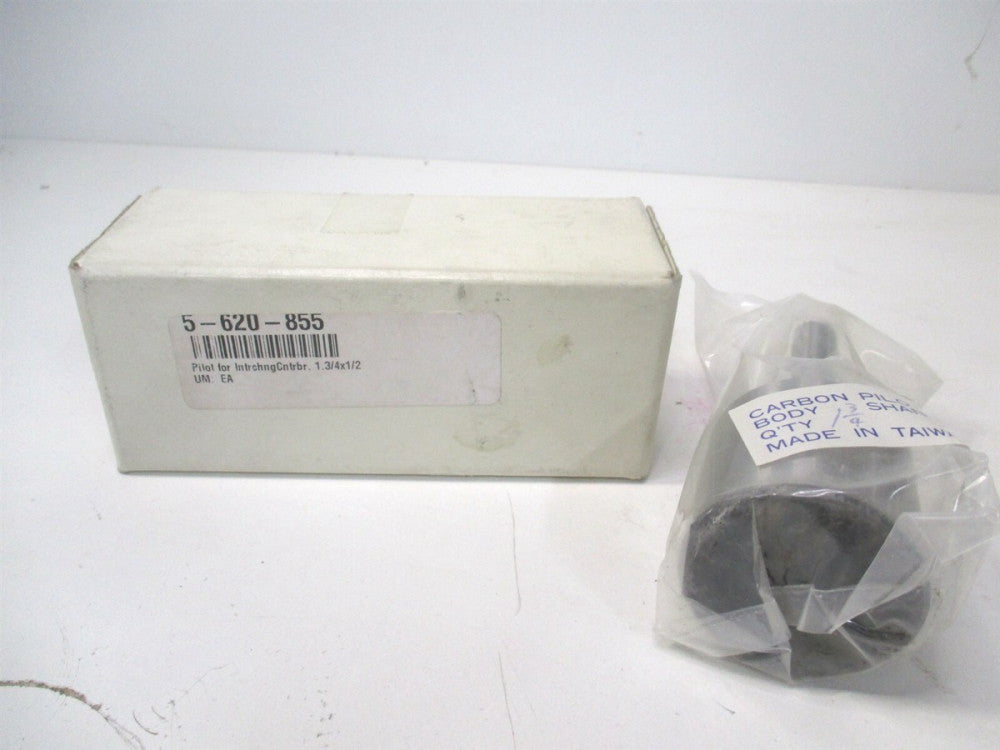 (5-620-855) 1-3/4" x 1/2" Carbon Steel Pilot for Interchangeable Counterbore 