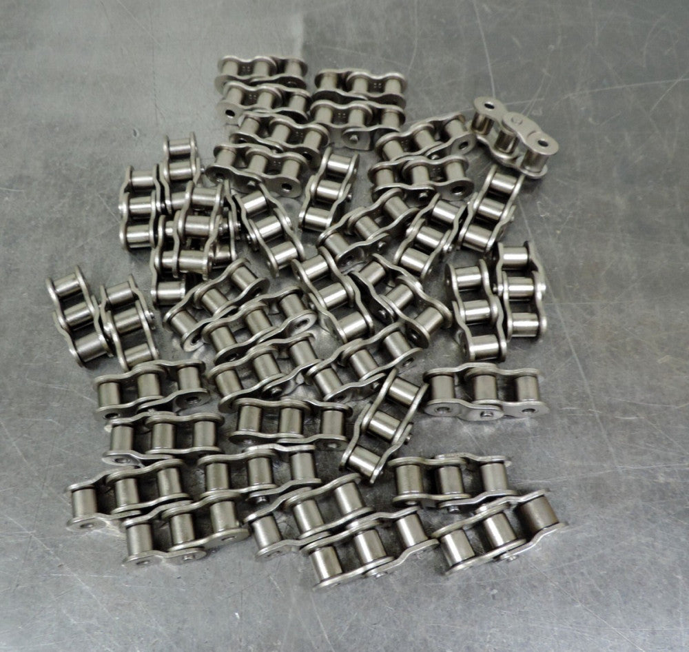 Size 60 Double Roller Link & Chain Offset Link Lot of Forty One (41 )