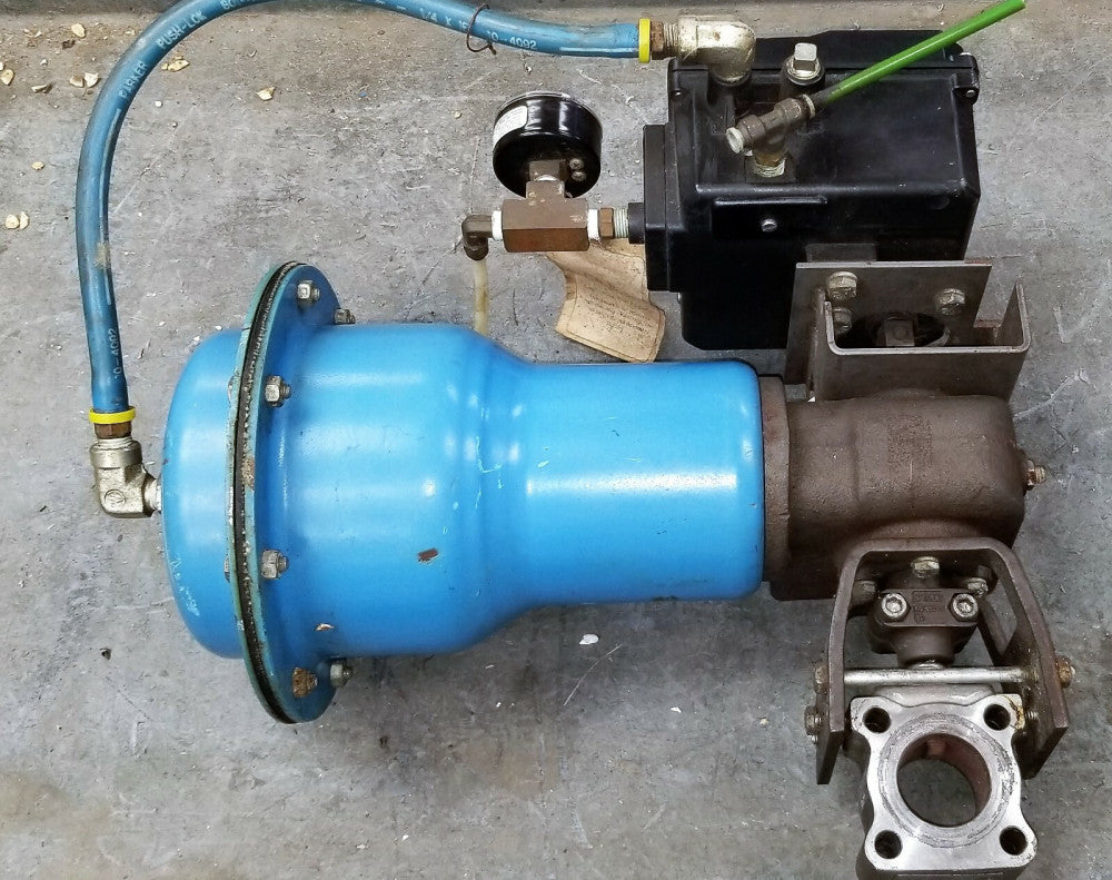 1” SS JAMESBURY BALL VALVE, NP723 Positioner, Quadra Power B60S Actuator [D2S5] 
