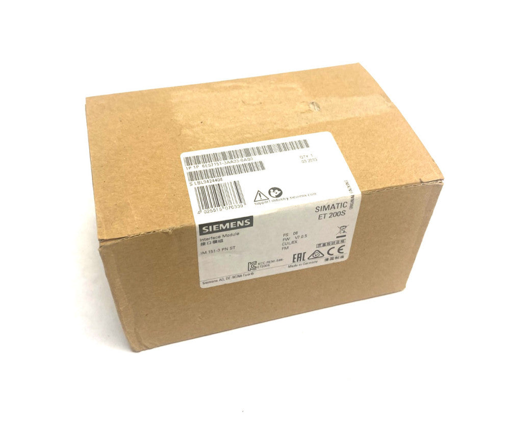 Siemens 6ES7151-3AA23-0AB0 SIMATIC DP Interface Module, IM 151-3 PN ST