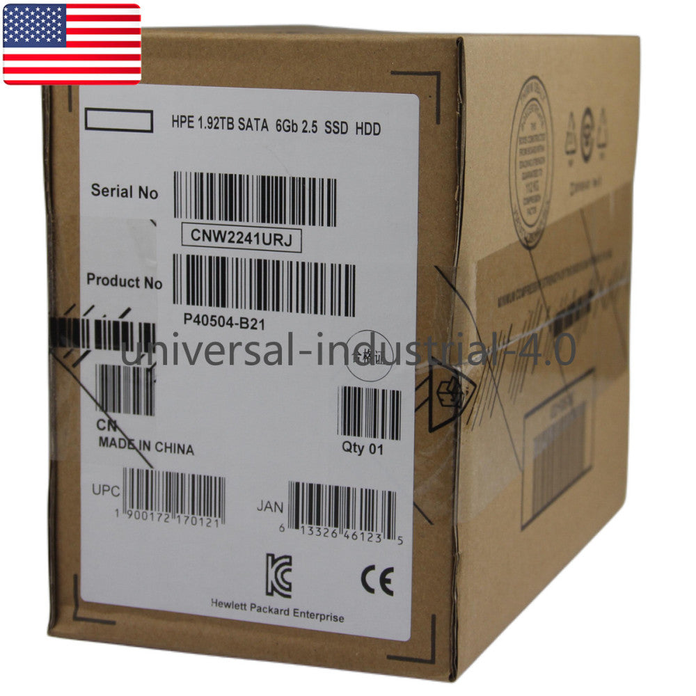 New P40504-B21 P41529-001 HPE 1.92TB SATA 6G Gen9 Gen10 Plus V2 SSD - US Stock