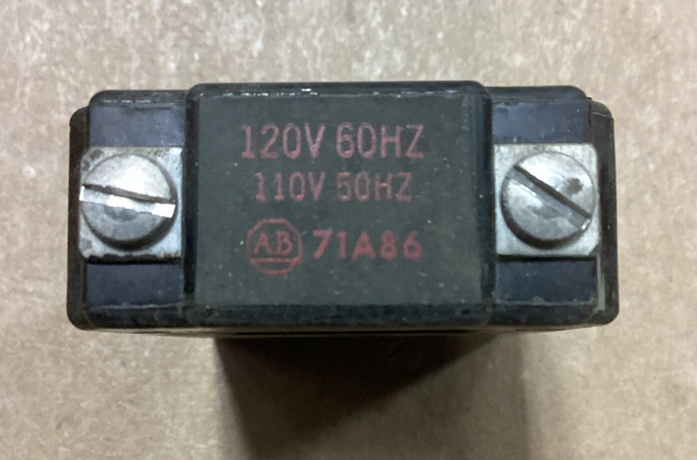 ALLEN BRADLEY 71A86 COIL SIZE 1 120V No Box C8