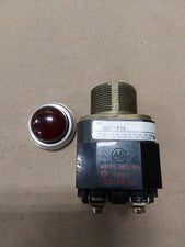 Allen Bradley 800T-P16 Red Illuminated Light Ser. T 120V 50/60 HZ 