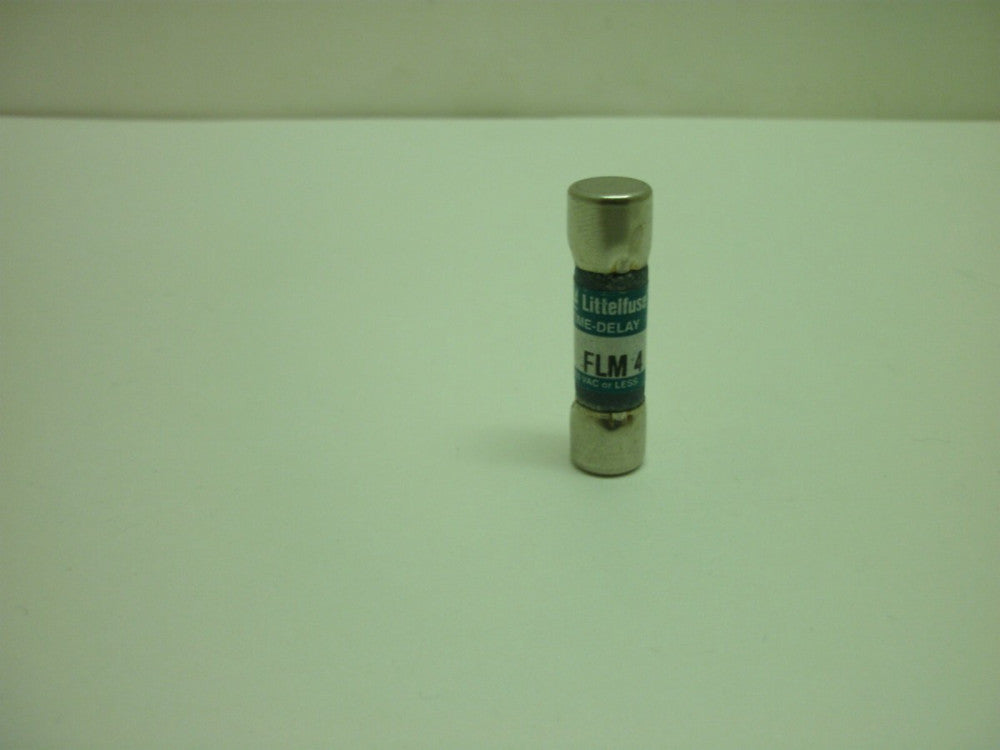 LITTELFUSE FLM 4 FUSE TIME-DELAY 4 AMP  250 VAC (1-PC) NEW NO BOX