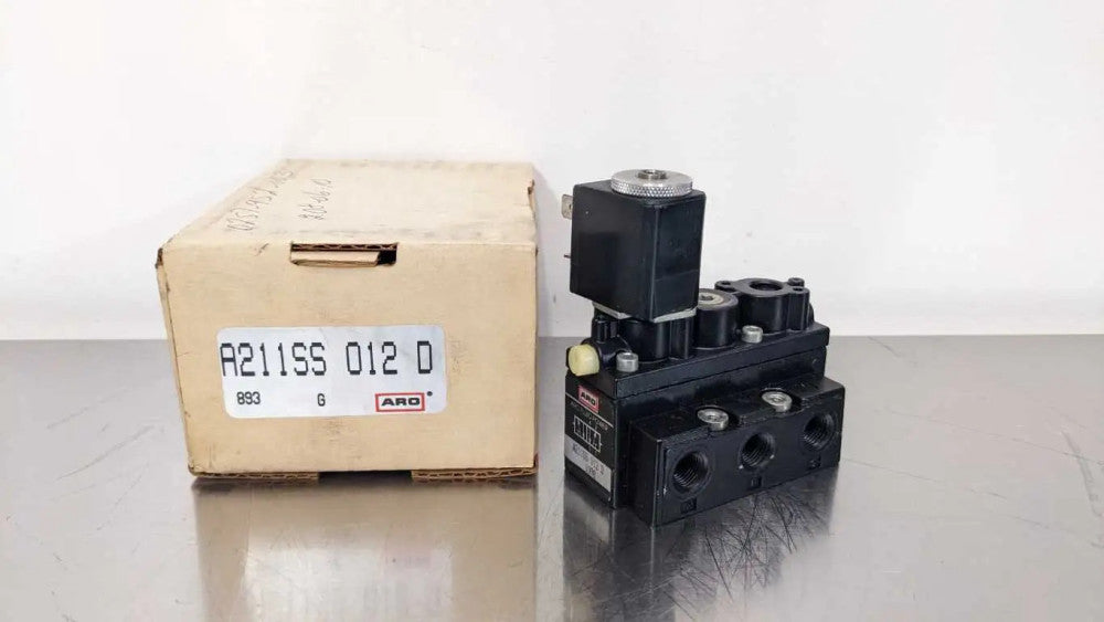ARO A211SS 012 D Solenoid Air Control Valve 1/8" 12VDC/24VAC 12VDC/24VAC