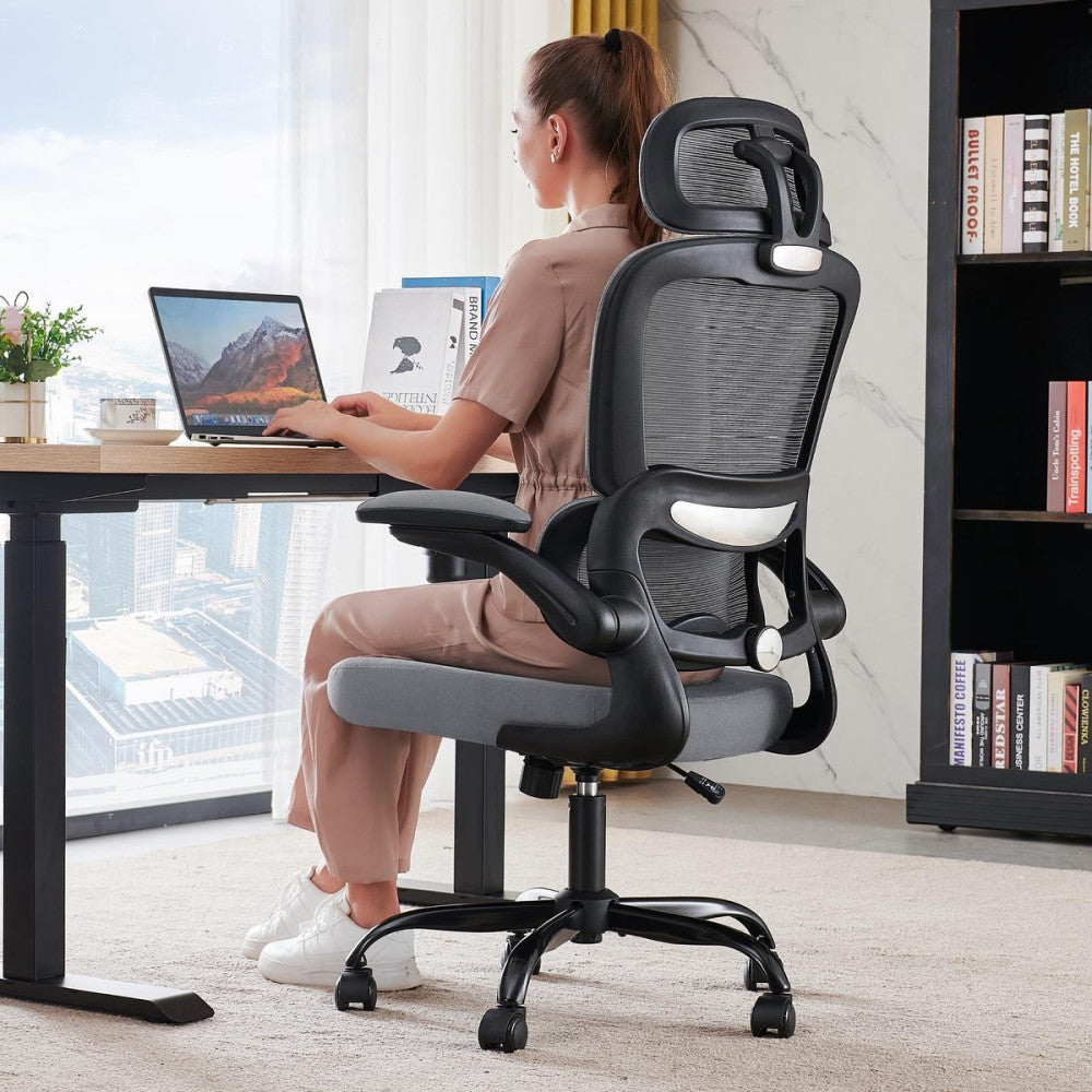 Office Chair Ergonomic Desk Chair, 330 LBS Home Mesh Office Desk Chairs with ...