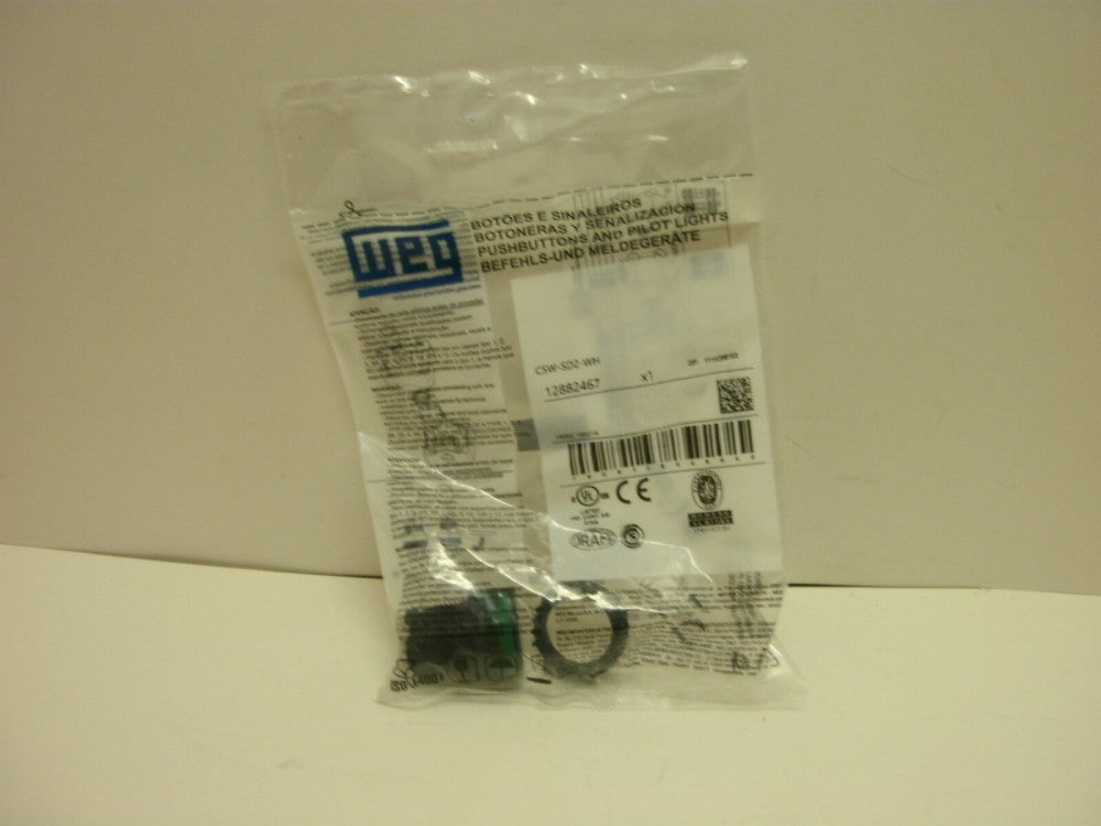 WEG CSW-SD2-WH PILOT LIGHT GREEN DIFFUSED 22MM IP66 NEW IN BAG