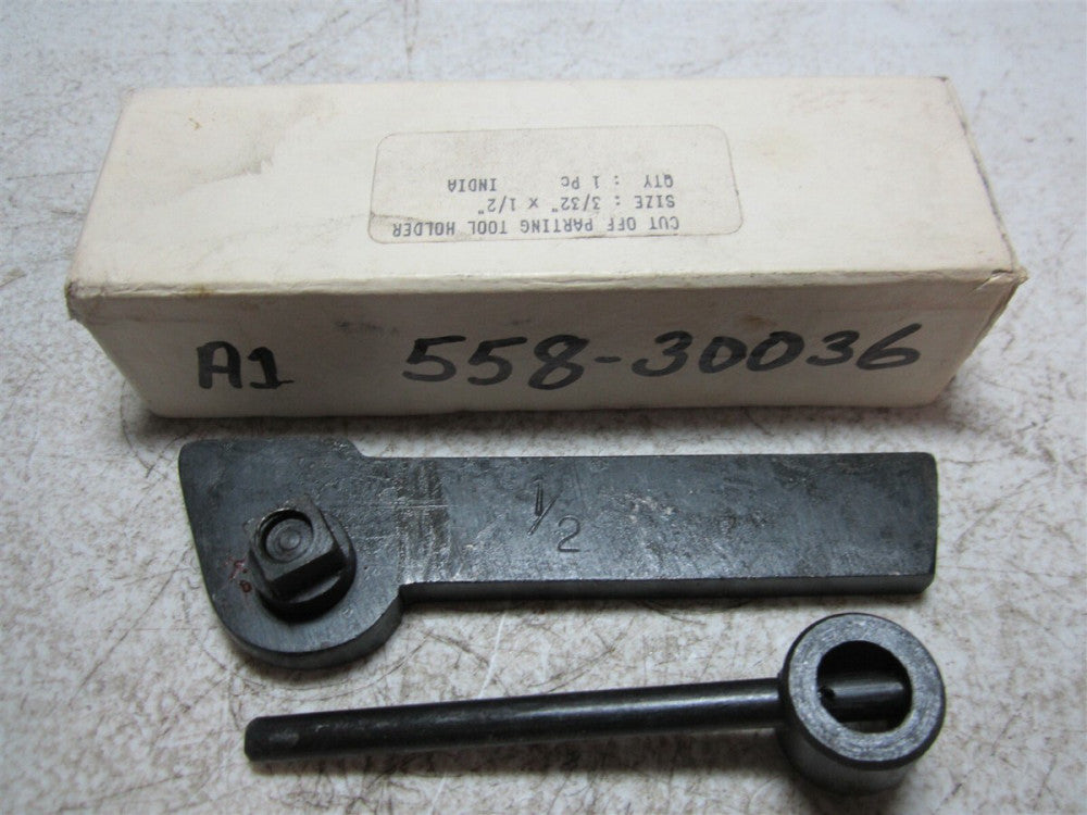 A1-Supply (558-30036) 3/32" x 1/2" Cut Off Parting Tool Holder