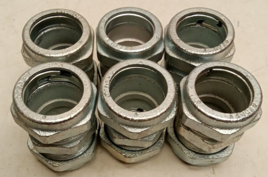 OZ/Gedney 3/4" Compression Coupler (Lot Of 6)