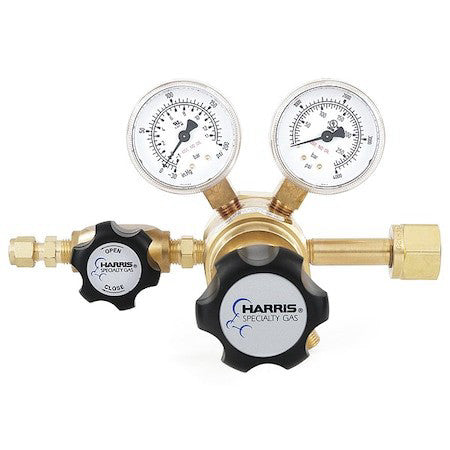 Harris Kh1137 High Purity Gas Regulator, Carbon Dioxide, Two Stage, 0.825"-14