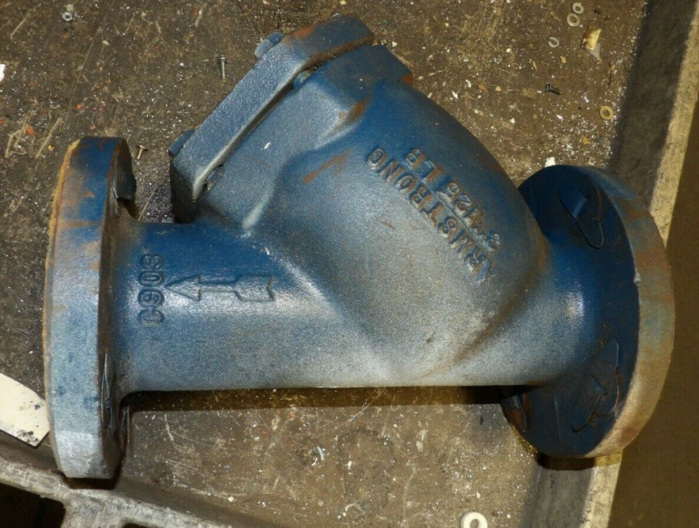 NEW ARMSTRONG 3 INCH 125 LB. CAST IRON Y STRAINER VALVE C903 A1FL125-3