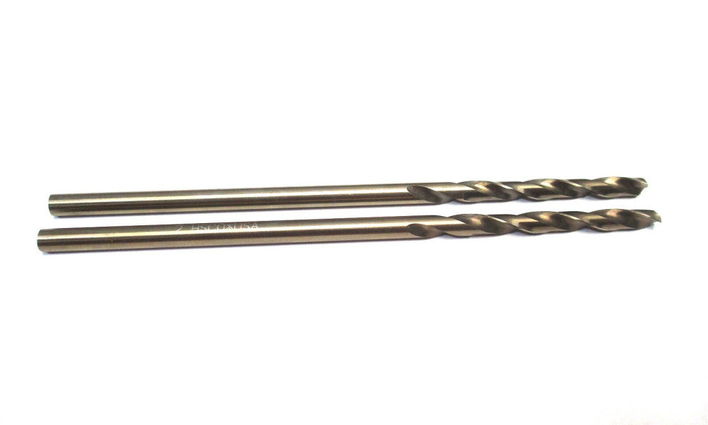 Made in USA (906C) 7/32" x 2-1/2" x 6" Cobalt Aircraft Extension Drill - 2 QTY