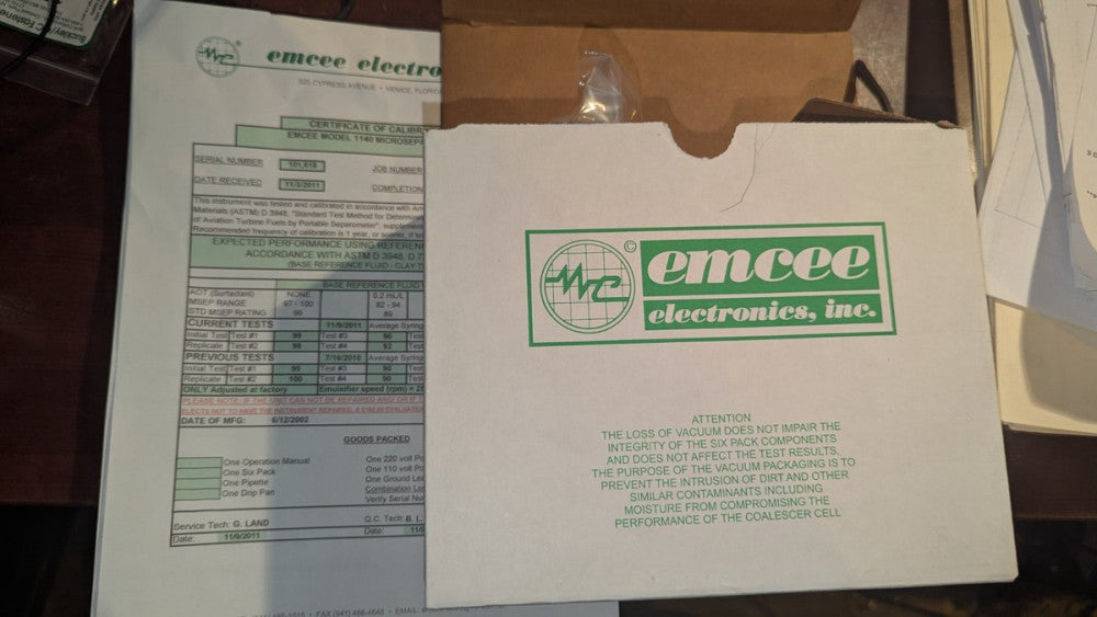 New 2-Pack emcee Electronics Alumicel Test Kit 840-99-5944 For ASTM D3948