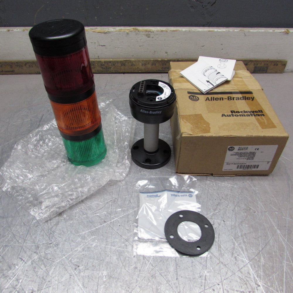 NEW!  Allen-Bradley 855T-PB24D3D5D4 ,Tower Stack Light , RED, GREEN, AMBER, NIB!
