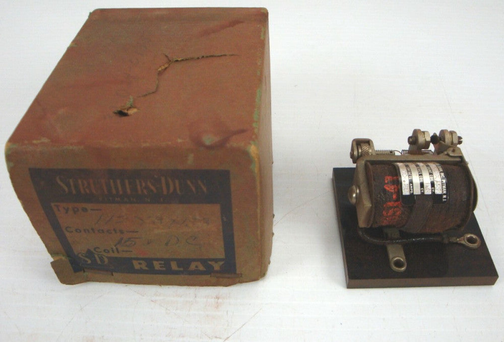 STRUTHERS-DUNN POWER RELAY 112AXA153 .25VDC 115V AC (NEW in BOX)