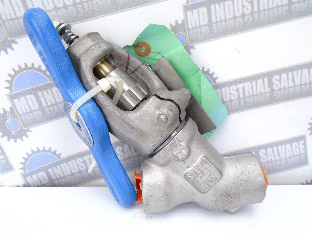 CONVAL - 12G2-L16- 1/2" - Y Stainless Socket Weld Globe Valve - 5170 WOG