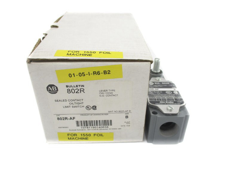 ALLEN BRADLEY 802R-AF SER. B 120-600VAC 30A (WH) NSMP