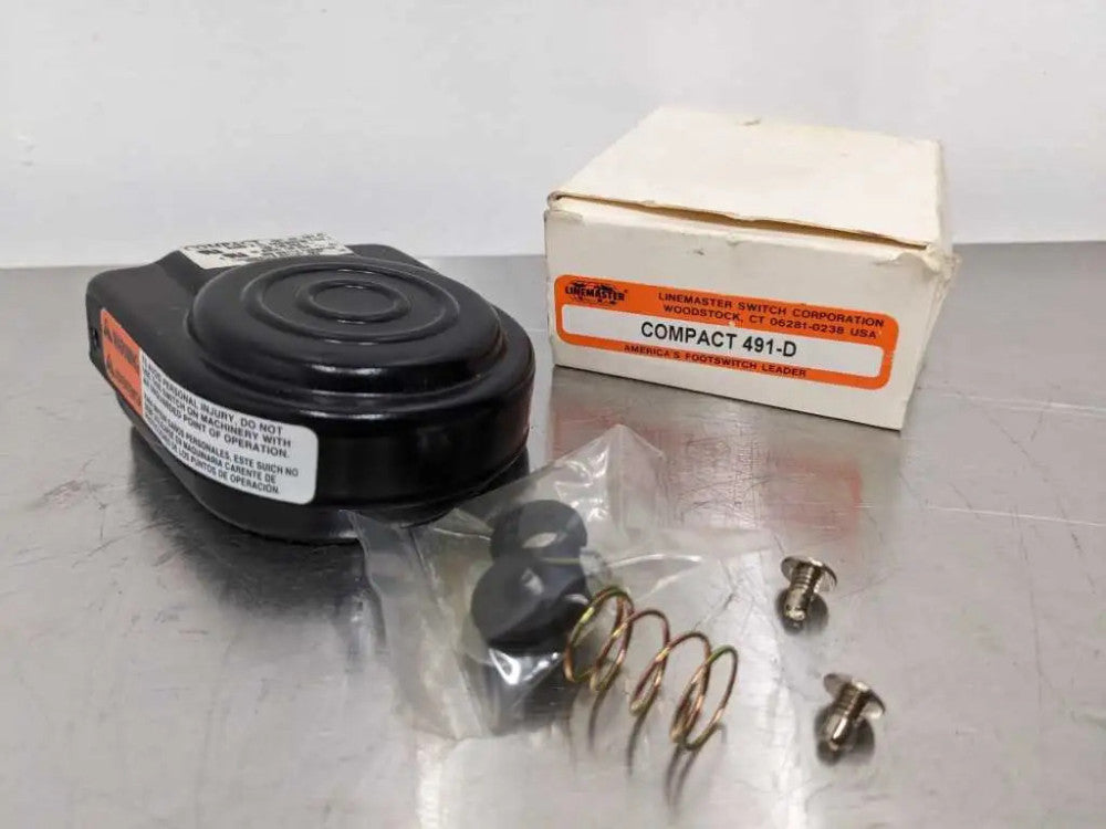 Linemaster COMPACT 491-D Foot Switch 125 VAC 10A