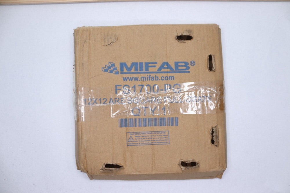 Mifab Square ARE Full Grate Porcelain Enameled Cast Iron 12" FS1700-PG 