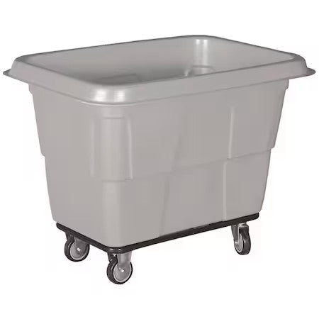 Zoro Select 36Fl15 Cube Truck,7/16 Cu. Yd.,600 Lb. Cap,Gray