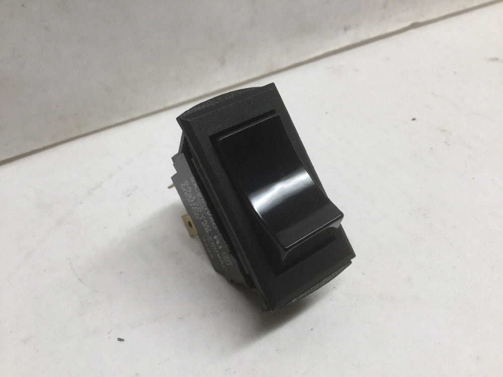 Carling Switch Momentary Start Rocker Switch 2 Prong 3A, 250VAC 6A, 125VAC 1/4HP