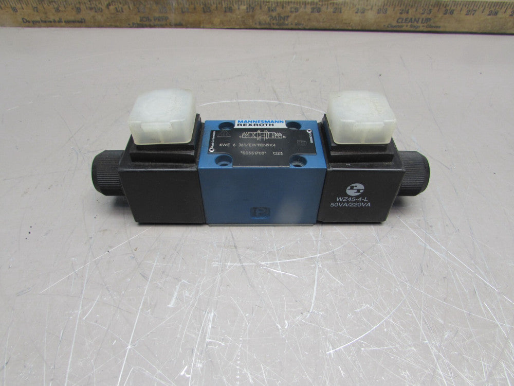 REXROTH 4WE6J61/EW110NPK4 , HYD. SOLENOID VALVE , 50vA/220vA , N/NIB MAKE OFFER!