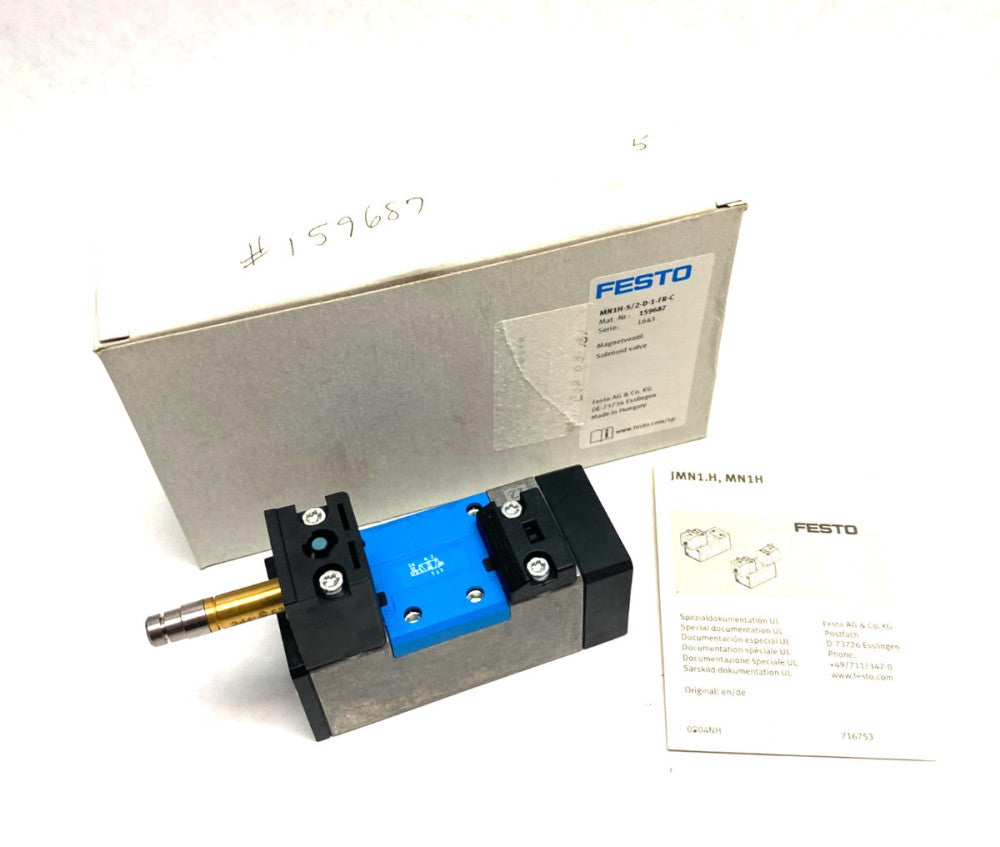 Festo MN1H-5/2-D-1-FR-C Solenoid Valve 5/2-Way, Monostable 159687