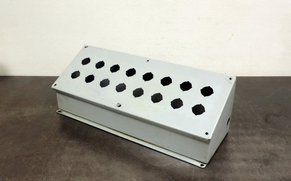 Hoffman 16 Button Enclosure Slope Front E-16SPBAH