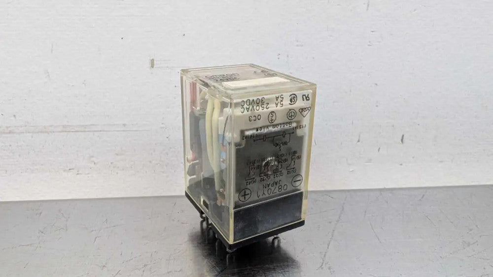 Omron MY4N-0870Y1 Relay 24VDC Coil 14-Pin 250VAC 5A