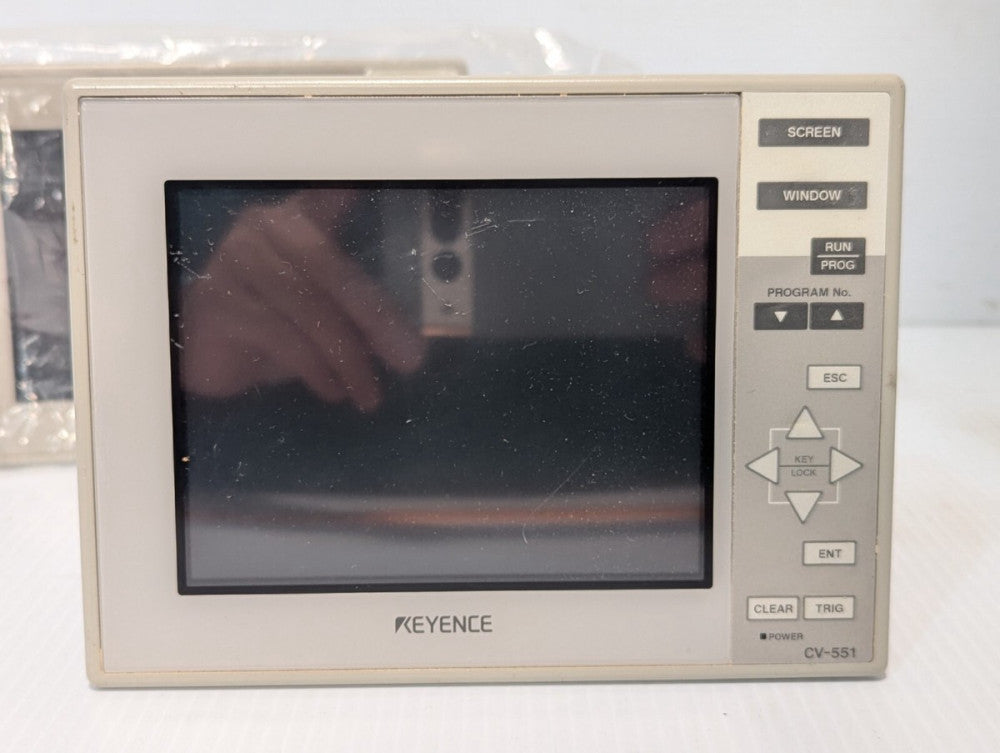Keyence CV-551 Operator Interface, machine vision system