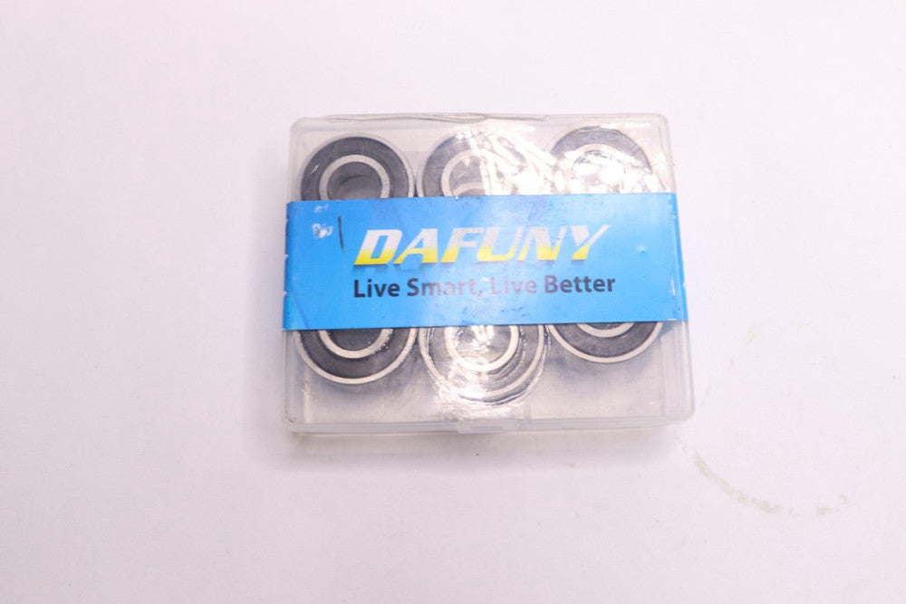 (12-Pk) Dafuny Premium Rubber Sealed Ball Bearing 1/2" x 1-1/8" x 5/16"