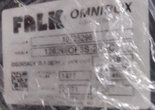 Falk 1262WOF3S-20AC Omnibox Worm Speed Reducer, 20:1 Ratio 2.37HP Input 