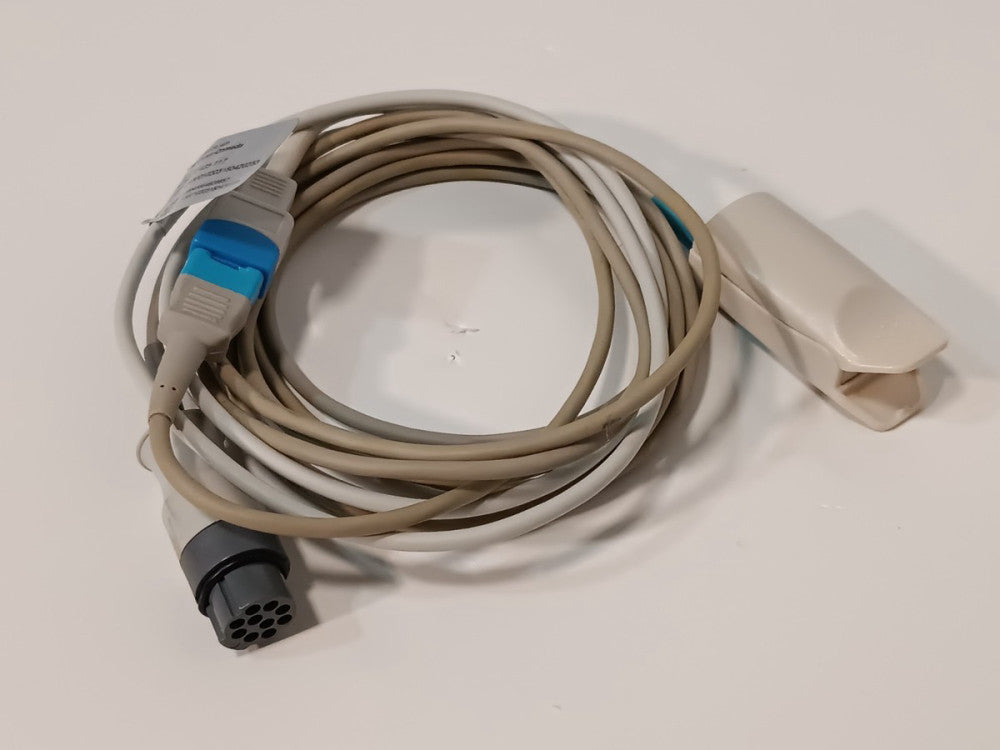 GE Datex-Ohmeda Compatible U403-117, TS-N3 SpO2 Interconnect Cable, Finger Clip