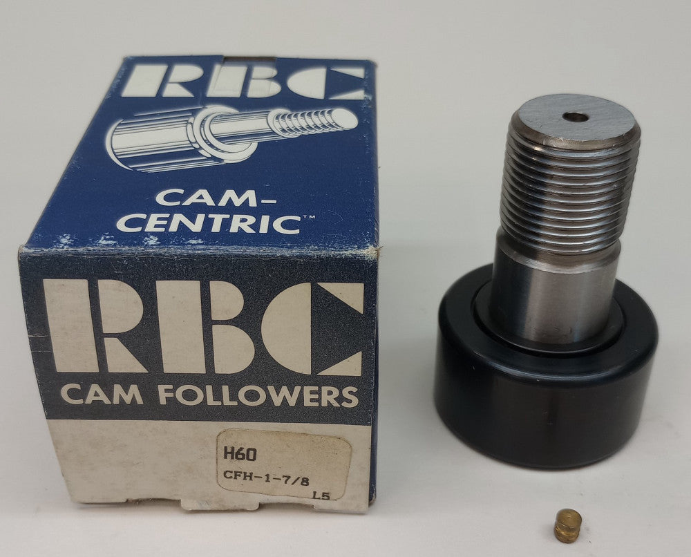 RBC H-60 Cam Follower 1.8750 in Roller OD 1" Roller Width 1" Stud 1-3/4" Stud L