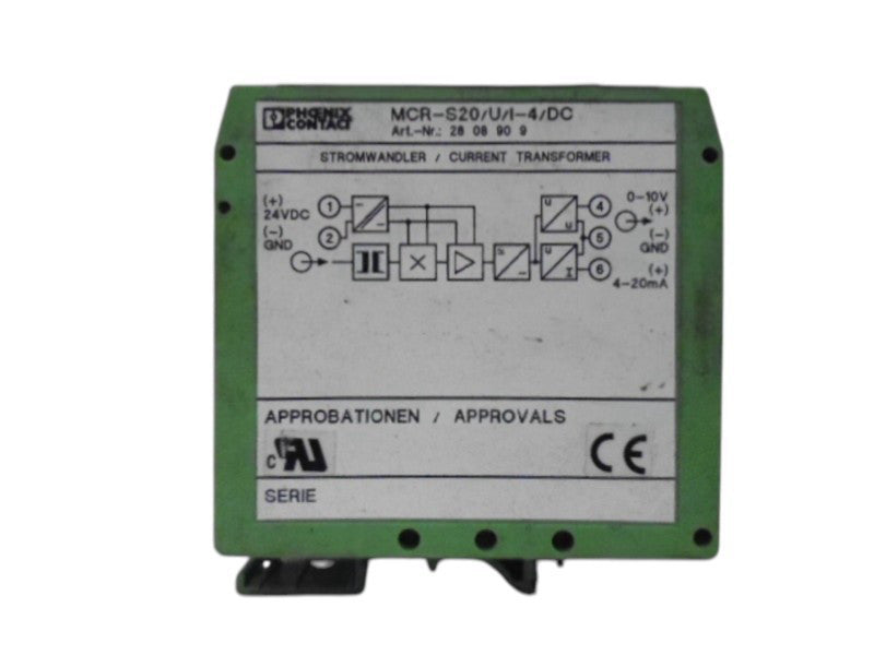 PHOENIX CONTACT MCR-S20-U/1-4/DC TRANSDUCER MODULE UNMP