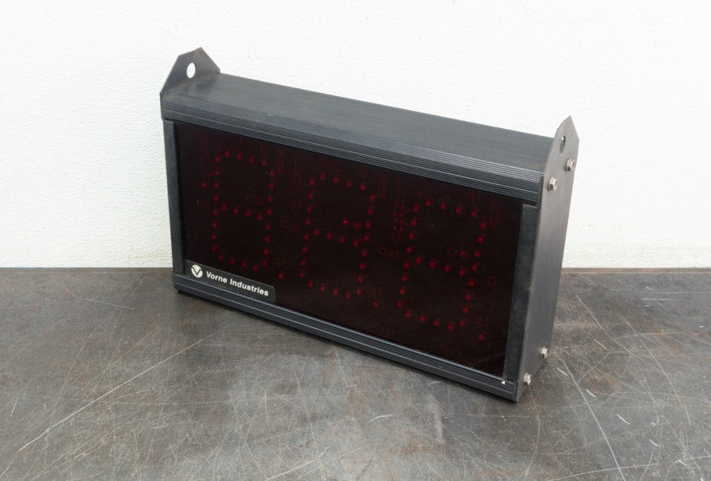 VORNE INDUSTRIES 87/805-4D-3 RED LED Efficiency Display
