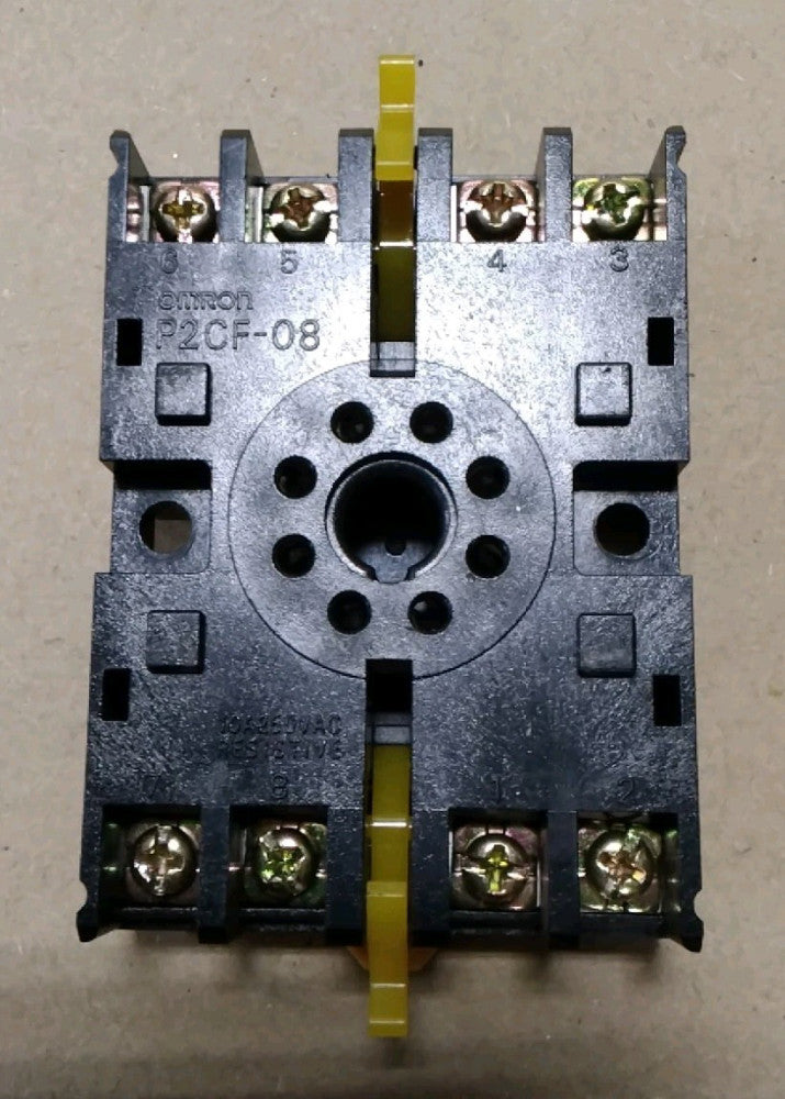 OMRON P2CF-08 RELAY SOCKET 8 POSITION DIN RAIL