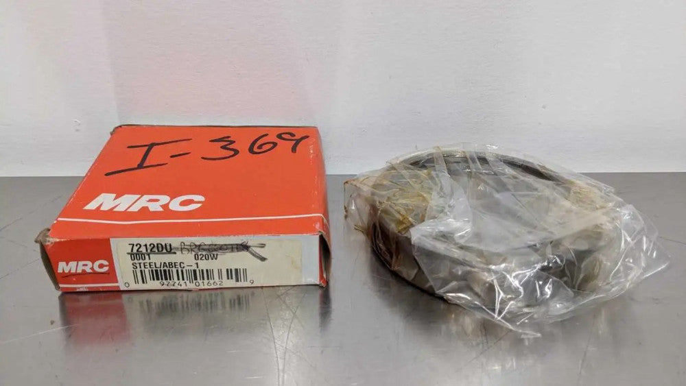 MRC 7212DU Angular Contact Bearing 60mm ID ID 110mm OD 22mm Wide 0001 STEEL/ABEC