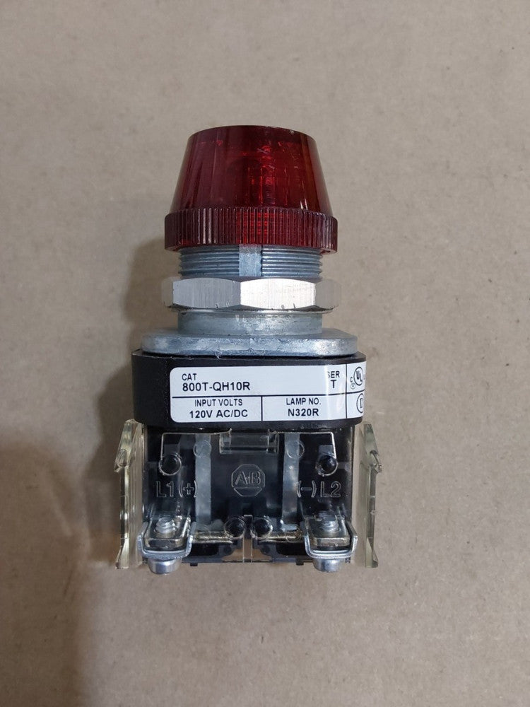 Allen Bradley 800T-QH10R Pilot Light Assy 800TQH10R W/800T-Blank