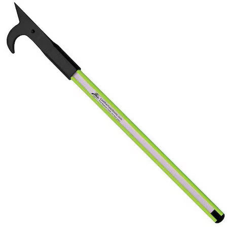 Leatherhead Tools Dbl-6Ah-B American Hook, 6 Ft. Dog Bone Pole, Hiviz Lime