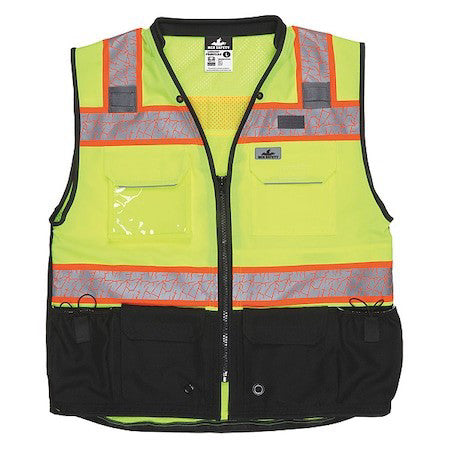 Mcr Safety Psurvcl2lsx2 High Visibility Vest,2Xl Size,Unisex