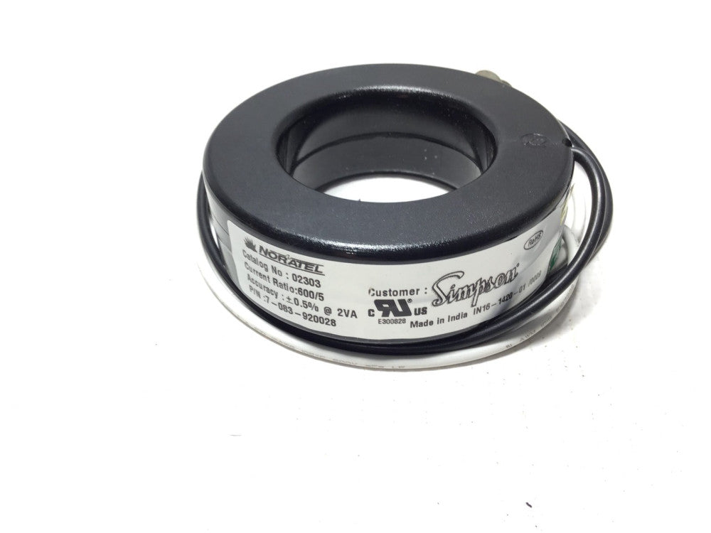 Simpson 02303 Current Transformer 2VA Current Ratio 600:5