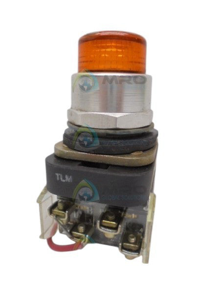 ALLEN BRADLEY 800T-PT16 SER. T AMBER PUSH BUTTON  UNMP
