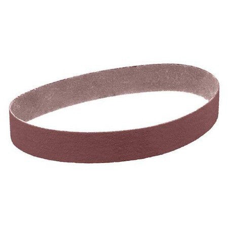 3M 7010307957 Sanding Belt, 2 In W, 36 In L, Coated, Aluminum Oxide, 80 Grit,