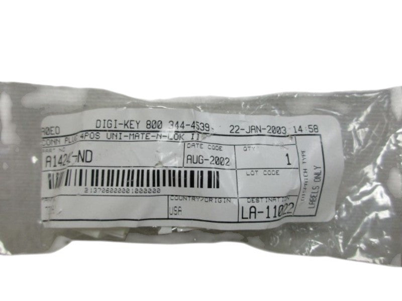 TE CONNECTIVITY A14242-ND CONNECTOR PLUG NSMP