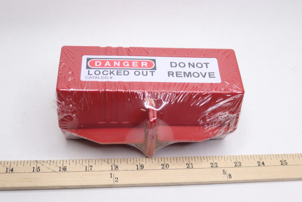 Brady Lockout Device Polypropylene Red BRD65674